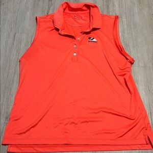 Peter Millar Bright Coral Performance Polo